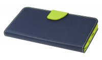 cofi1453® Buch Tasche "Fancy" kompatibel mit HUAWEI P40 LITE E Handy Hülle Etui Brieftasche Schutzhülle mit Standfunktion, Kartenfach Blau-Grün