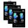 cofi1453 3X Panzer Schutz Glas 9H Tempered Glass Display Schutz Folie Display Glas Screen Protector kompatibel mit Motorola Moto G8 Power