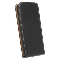 cofi1453® Flip Case kompatibel mit HUAWEI P40 LITE Handy Tasche vertikal aufklappbar Schutzhülle Klapp Hülle Schwarz