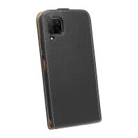 cofi1453® Flip Case kompatibel mit HUAWEI P40 LITE Handy Tasche vertikal aufklappbar Schutzhülle Klapp Hülle Schwarz