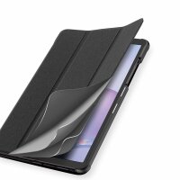 DUX DUCIS Buch Tasche Hartschale mit Smart Sleep Standfunktion kompatibel mit Apple iPad 10.2" ( 2019 ) Tablet Hülle Etui Brieftasche Schutzhülle Schwarz