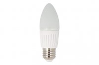 LED | E27 C37 | Leuchtmittel | Lampe | Birne | Leuchte | Beleuchtung | Form: Kerze | 7W | 630 Lumen | Dimmbar | warmweiß