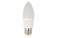 5x LED | E27 C37 | Leuchtmittel | Lampe | Birne | Leuchte | Beleuchtung | Form: Kerze | 7W | 630 Lumen | Dimmbar | warmweiß