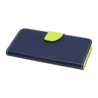 cofi1453® Buch Tasche "Fancy" kompatibel mit Huawei P40 Handy Hülle Etui Brieftasche Schutzhülle mit Standfunktion, Kartenfach Blau-Grün