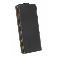 cofi1453® Flip Case kompatibel mit Samsung Galaxy A21 (A215F) Handy Tasche vertikal aufklappbar Schutzhülle Klapp Hülle Schwarz