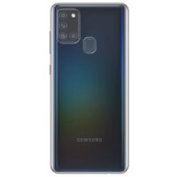 cofi1453® Silikon Hülle Basic kompatibel mit Samsung Galaxy A21s (A217F) Case TPU Soft Handy Cover Schutz Transparent