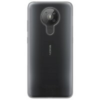 cofi1453® Silikon Hülle Basic kompatibel mit Nokia 5.3 Case TPU Soft Handy Cover Schutz Transparent