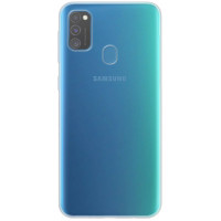 cofi1453® Silikon Hülle Basic kompatibel mit Samsung Galaxy M21 (M215F) Case TPU Soft Handy Cover Schutz Transparent