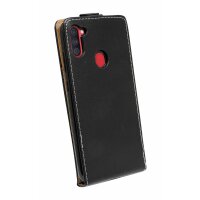 cofi1453® Flip Case kompatibel mit Samsung Galaxy A11 (A115F) Handy Tasche vertikal aufklappbar Schutzhülle Klapp Hülle Schwarz