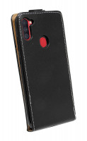 cofi1453® Flip Case kompatibel mit Samsung Galaxy A11 (A115F) Handy Tasche vertikal aufklappbar Schutzhülle Klapp Hülle Schwarz