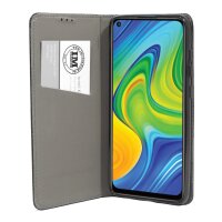 cofi1453® Buch Tasche "Smart" kompatibel mit XIAOMI REDMI NOTE 9 Handy Hülle Etui Brieftasche Schutzhülle mit Standfunktion, Kartenfach