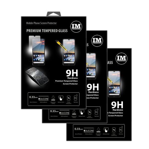 cofi1453 3X Panzer Schutz Glas 9H Tempered Glass Display Schutz Folie Display Glas Screen Protector kompatibel mit Nokia 5.3