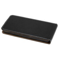 cofi1453® Flip Case kompatibel mit HUAWEI Y5P Handy Tasche vertikal aufklappbar Schutzhülle Klapp Hülle Schwarz