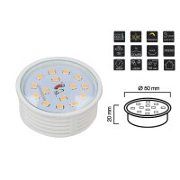 5W Ultraslim LED Einbauleuchte 400lm 20mm Höhe 230V Ø50mm Einbaustrahler Dimmbar