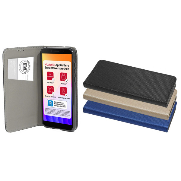 cofi1453® Buch Tasche "Smart" kompatibel mit HUAWEI Y5P Handy Hülle Etui Brieftasche Schutzhülle mit Standfunktion, Kartenfach