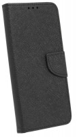 cofi1453® Buch Tasche "Fancy" kompatibel mit Huawei Y6P Handy Hülle Etui Brieftasche Schutzhülle mit Standfunktion, Kartenfach Schwarz