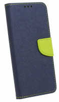 cofi1453® Buch Tasche "Fancy" kompatibel mit Huawei Y6P Handy Hülle Etui Brieftasche Schutzhülle mit Standfunktion, Kartenfach Blau-Grün
