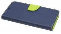 cofi1453® Buch Tasche "Fancy" kompatibel mit Huawei Y5P Handy Hülle Etui Brieftasche Schutzhülle mit Standfunktion, Kartenfach Blau-Grün