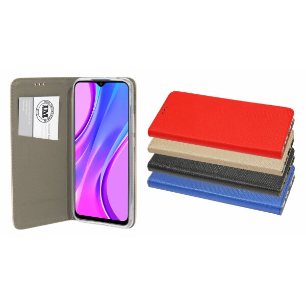 cofi1453® Buch Tasche "Smart" kompatibel mit XIAOMI REDMI 9 Handy Hülle Etui Brieftasche Schutzhülle mit Standfunktion, Kartenfach