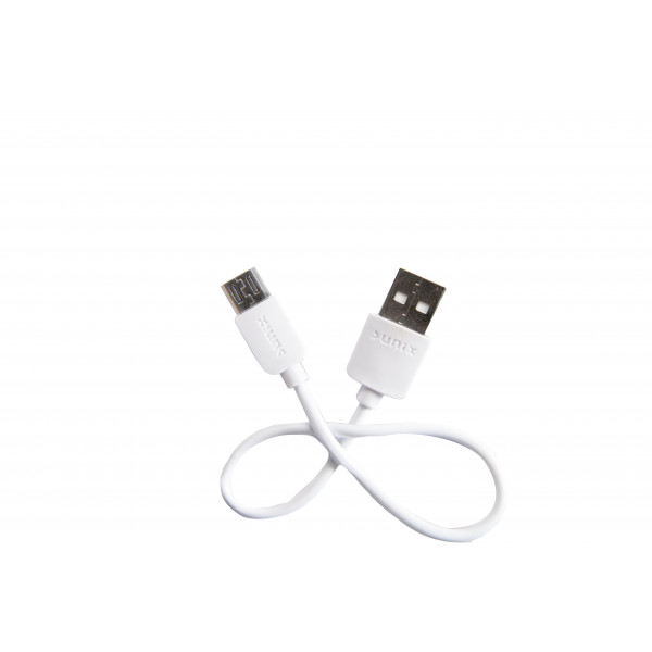 Sunix 25cm Ladekabel Datentransfer Micro-USB Datenkabel Ladegerät USB kompatibel mit Smartphones & Tablet