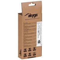 Akyga Ersatz-Netzteil für Asus, Acer, Benq, Fujitsu, HP, IBM, Toshiba Notebook / 19 V / 3.95 A / 75 W / 5.5 x 2.5 mm