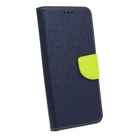 cofi1453® Buch Tasche "Fancy" kompatibel mit SAMSUNG GALAXY M31 (M315F) Handy Hülle Etui Brieftasche Schutzhülle mit Standfunktion, Kartenfach Blau-Grün