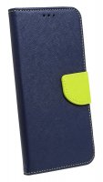 cofi1453® Buch Tasche "Fancy" kompatibel mit XIAOMI MI 10 LITE Handy Hülle Etui Brieftasche Schutzhülle mit Standfunktion, Kartenfach Blau-Grün