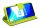 cofi1453® Buch Tasche "Fancy" kompatibel mit XIAOMI MI 10 LITE Handy Hülle Etui Brieftasche Schutzhülle mit Standfunktion, Kartenfach Blau-Grün