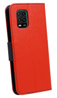cofi1453® Buch Tasche "Fancy" kompatibel mit XIAOMI MI 10 LITE Handy Hülle Etui Brieftasche Schutzhülle mit Standfunktion, Kartenfach Rot-Blau
