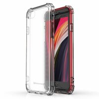 cofi1453® Panzerhülle Bumper Wozinsky SchutzHülle kompatibel mit iPhone SE 2020 Silikon Hülle Zubehör Tasche Panzerschale Panzer in Transparent