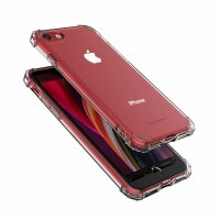 cofi1453® Panzerhülle Bumper Wozinsky SchutzHülle kompatibel mit iPhone 8 Silikon Hülle Zubehör Tasche Panzerschale Panzer in Transparent