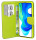 cofi1453® Buch Tasche "Fancy" kompatibel mit XIAOMI POCO F2 PRO Handy Hülle Etui Brieftasche Schutzhülle mit Standfunktion, Kartenfach Blau-Grün
