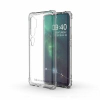 Panzerhülle Bumper Wozinksy Armor SchutzHülle kompatibel mit Xiaomi Mi Note 10 Pro Silikon Hülle Zubehör Tasche Panzerschale Panzer in Transparent