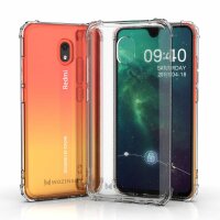 cofi1453® Panzerhülle Bumper Wozinsky Armor SchutzHülle kompatibel mit Xiaomi Redmi 8A Silikon Hülle Zubehör Tasche Panzerschale Panzer in Transparent