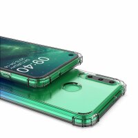 cofi1453® Panzerhülle Bumper Wozinksy Armor SchutzHülle kompatibel mit Huawei P40 Lite E Silikon Hülle Zubehör Tasche Panzerschale Panzer in Transparent