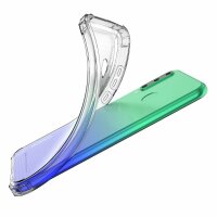 cofi1453® Panzerhülle Bumper Wozinksy Armor SchutzHülle kompatibel mit Huawei P40 Lite E Silikon Hülle Zubehör Tasche Panzerschale Panzer in Transparent