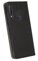 cofi1453® Buch Tasche "Smart" kompatibel mit Alcatel 1S ( 2020 ) Handy Hülle Etui Brieftasche Schutzhülle mit Standfunktion, Kartenfach Schwarz