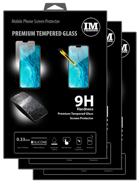 cofi1453 3X Panzer Schutz Glas 9H Tempered Glass Display Schutz Folie Display Glas Screen Protector kompatibel mit Honor 9X Lite