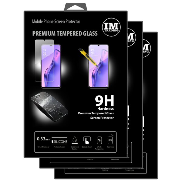 cofi1453 3X Panzer Schutz Glas 9H Tempered Glass Display Schutz Folie Display Glas Screen Protector kompatibel mit Oppo A31