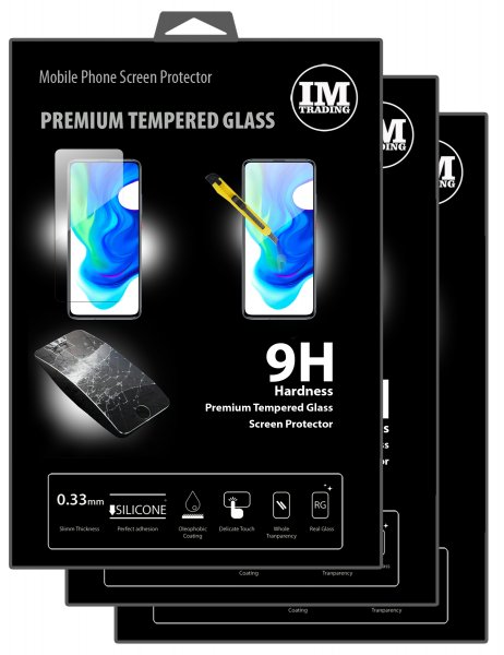 cofi1453 3X Panzer Schutz Glas 9H Tempered Glass Display Schutz Folie Display Glas Screen Protector kompatibel mit XIAOMI REDMI K30 PRO
