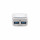 Sunix 2.1A Schnell Ladegerät Netzteil Dual Port 2x USB Reiseladegerät + 1.2M Lightning Ladekabel Datenkabel Kabel weiß