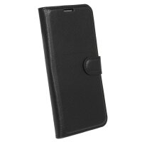 cofi1453® Buch Tasche "Fancy" kompatibel mit ZTE AXON 11 Handy Hülle Etui Brieftasche Schutzhülle mit Standfunktion, Kartenfach Schwarz