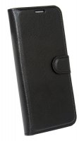 cofi1453® Buch Tasche "Fancy" kompatibel mit SONY XPERIA L4 Handy Hülle Etui Brieftasche Schutzhülle mit Standfunktion, Kartenfach Schwarz
