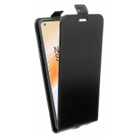 cofi1453® Flip Case kompatibel mit OnePlus 8 Handy Tasche vertikal aufklappbar Schutzhülle Klapp Hülle Schwarz