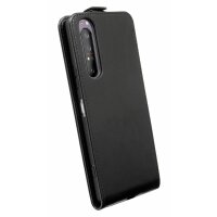 cofi1453® Flip Case kompatibel mit Sony Xperia 1 II Handy Tasche vertikal aufklappbar Schutzhülle Klapp Hülle Schwarz