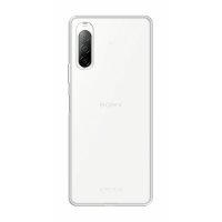 cofi1453® Silikon Hülle Basic kompatibel mit Sony Xperia 10 II Case TPU Soft Handy Cover Schutz Transparent