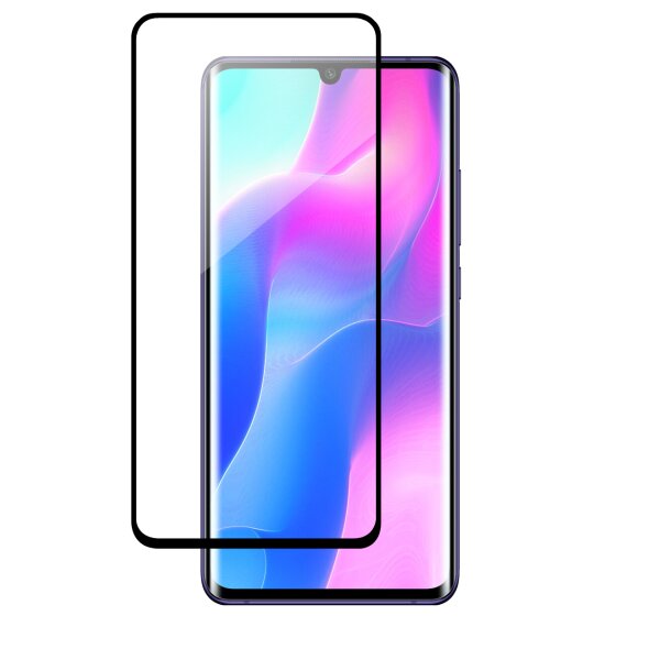 cofi1453® 5D Schutz Glas kompatibel mit XIAOMI MI NOTE 10 LITE Curved Panzer Folie Vollständig Klebend und Abdeckung