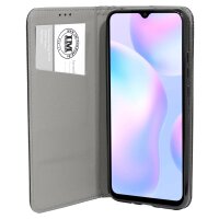 cofi1453® Buch Tasche "Smart" kompatibel mit XIAOMI REDMI 9A Handy Hülle Etui Brieftasche Schutzhülle mit Standfunktion, Kartenfach