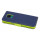 cofi1453® Buch Tasche "Fancy" kompatibel mit XIAOMI REDMI NOTE 9S Handy Hülle Etui Brieftasche Schutzhülle mit Standfunktion, Kartenfach Blau-Grün