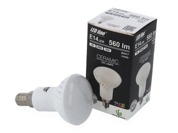 LED Line® E14 7W LED 560lm R50 JDR 170-250V SMD 2700K Warmweiß / 4000K Neutralweiß Leuchtmittel Spot Reflektor Lampe Glühbirne Beleuchtung